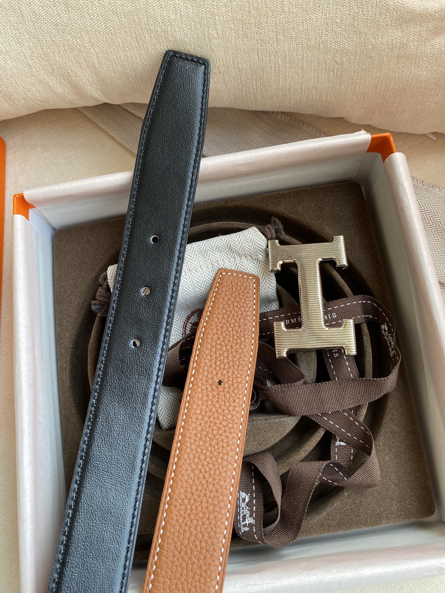 Hermès Male Basic Belt Cow Leather S-m