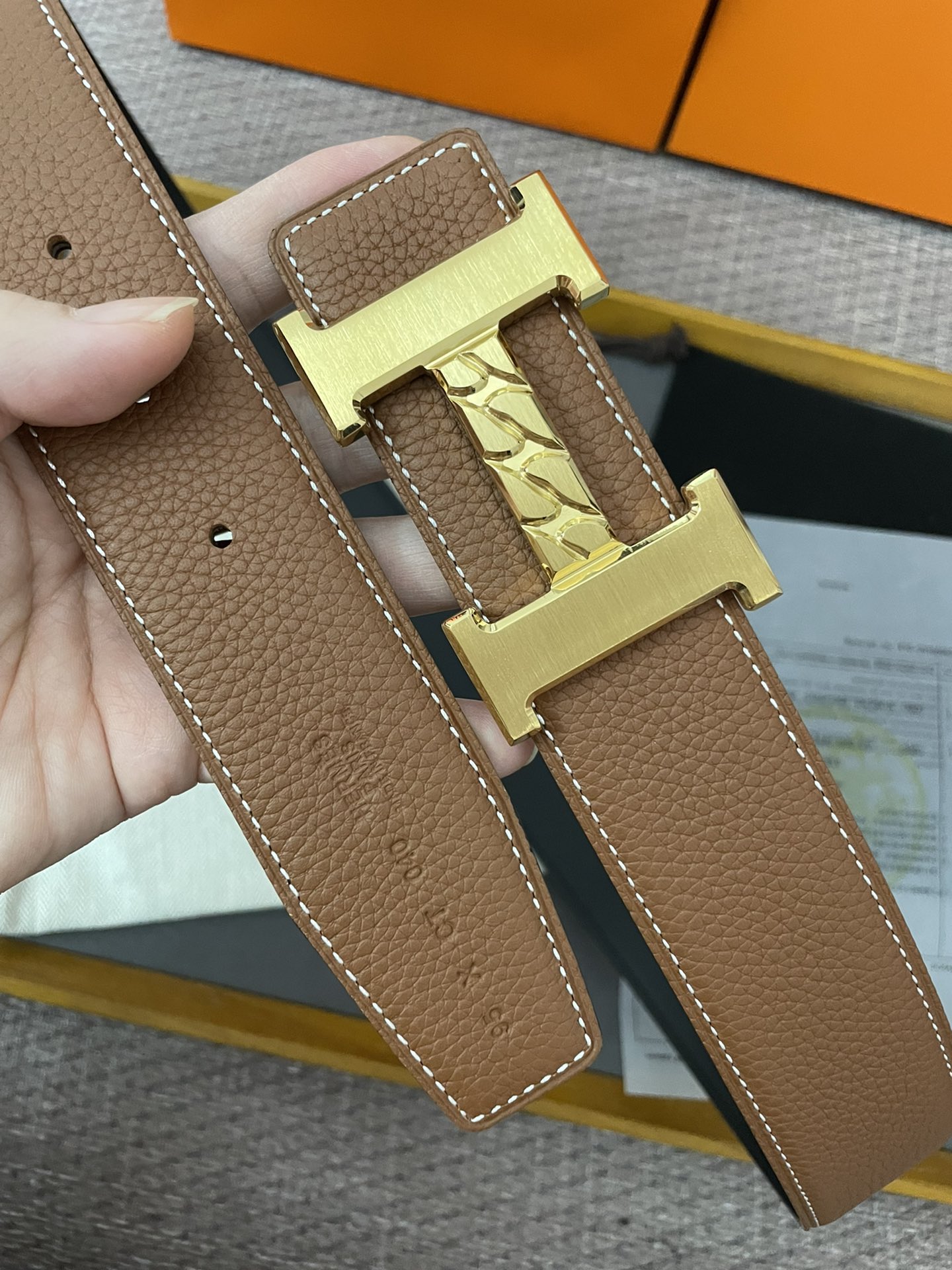 Hermès Male Basic Belt Cow Leather M
