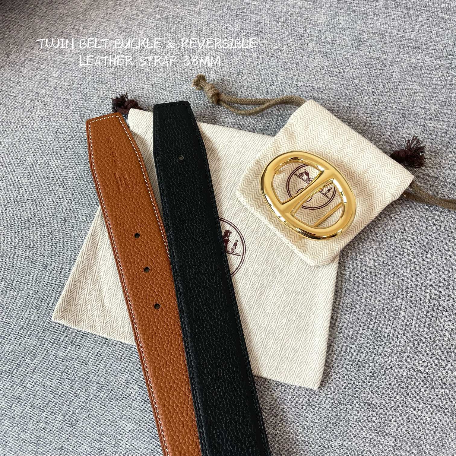 Hermès Male Basic Belt Cow Leather 38mm
