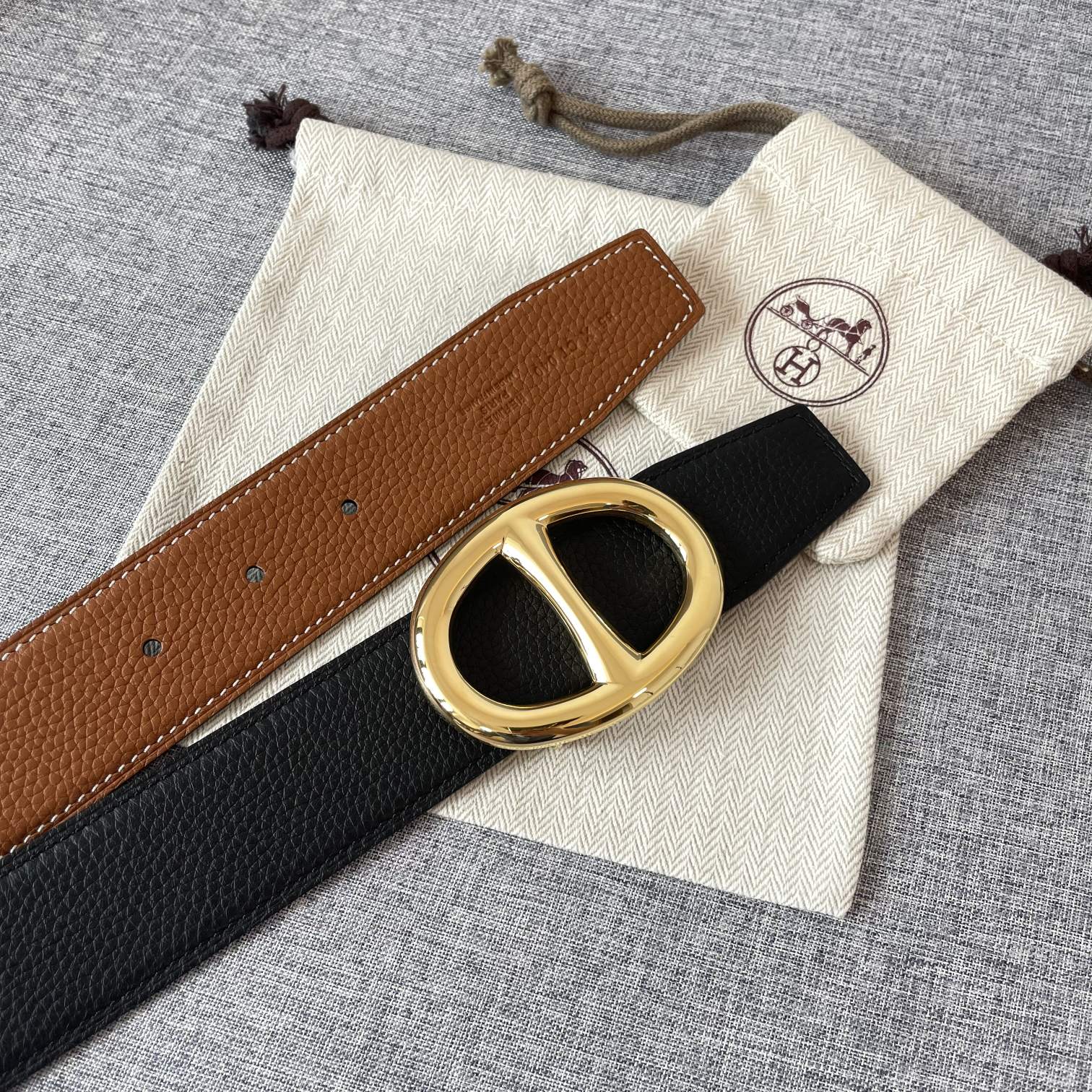 Hermès Male Basic Belt Cow Leather 38mm