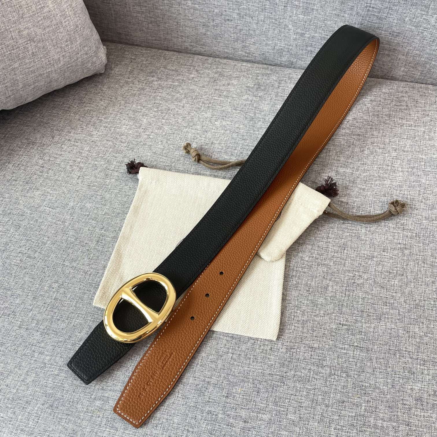 Hermès Male Basic Belt Cow Leather 38mm