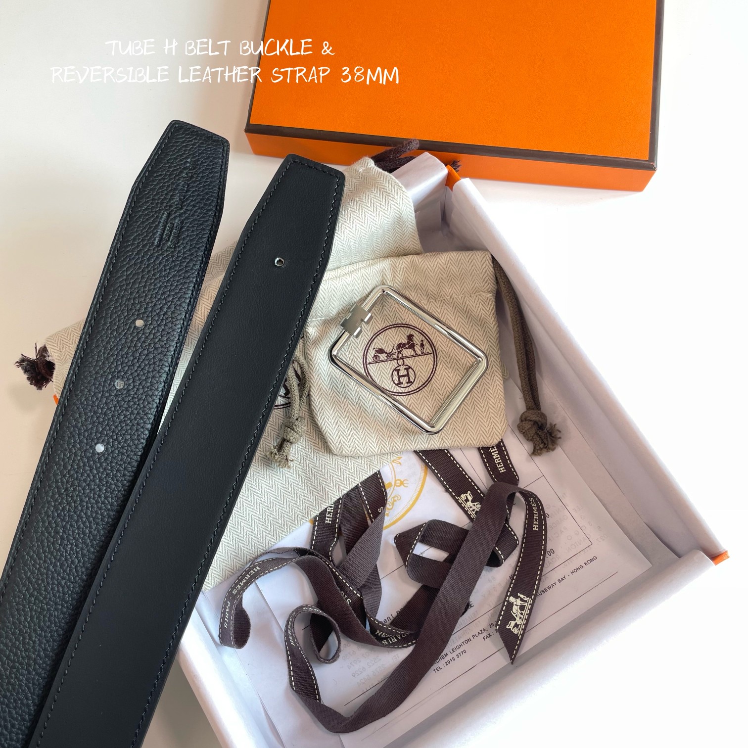 Hermès Male Basic Belt Cow Leather 38mm