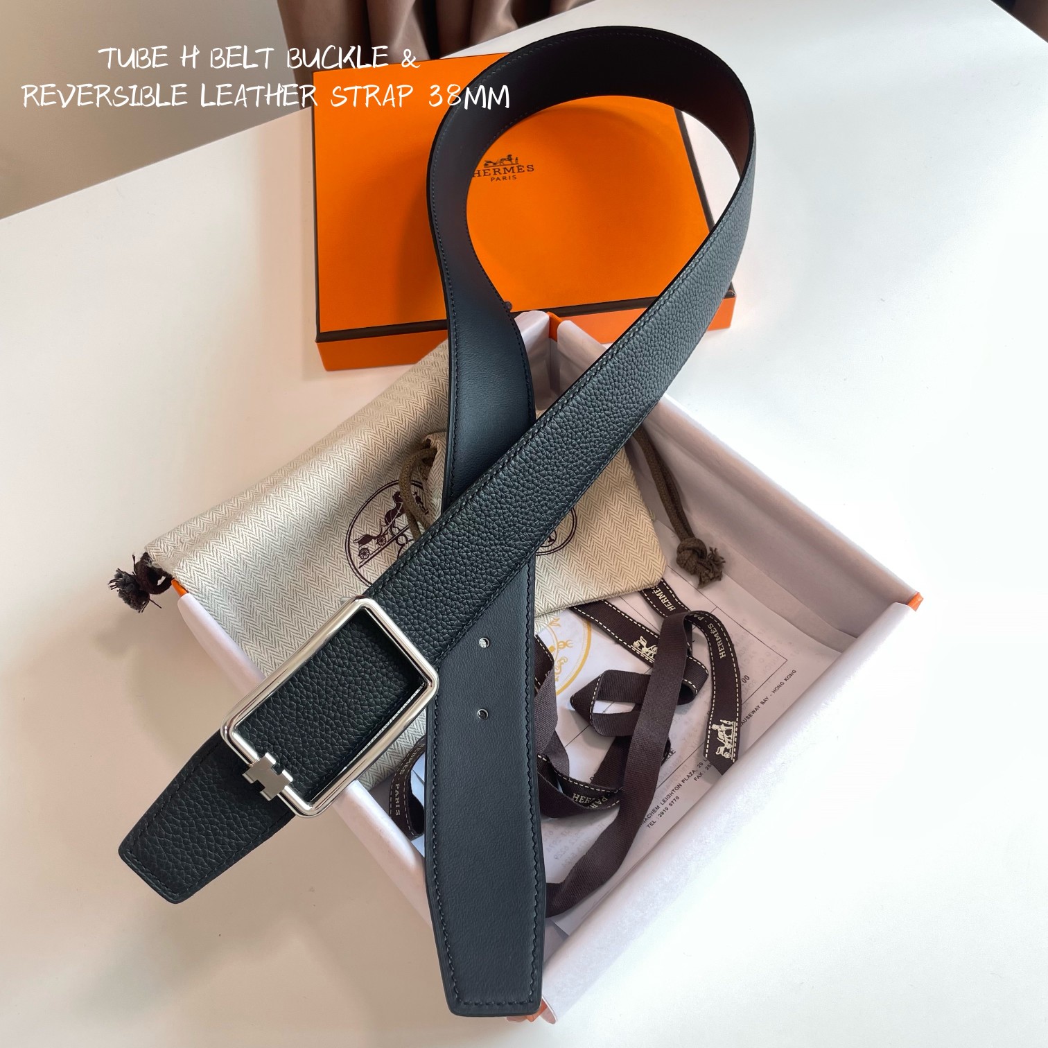 Hermès Male Basic Belt Cow Leather 38mm