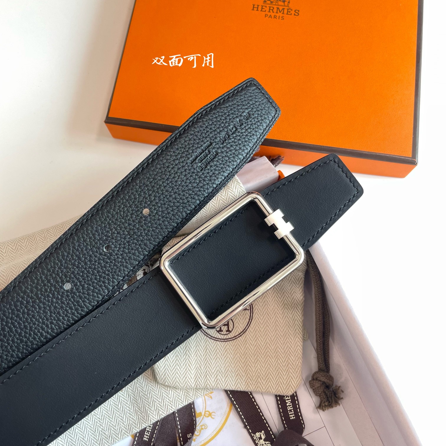 Hermès Male Basic Belt Cow Leather 38mm