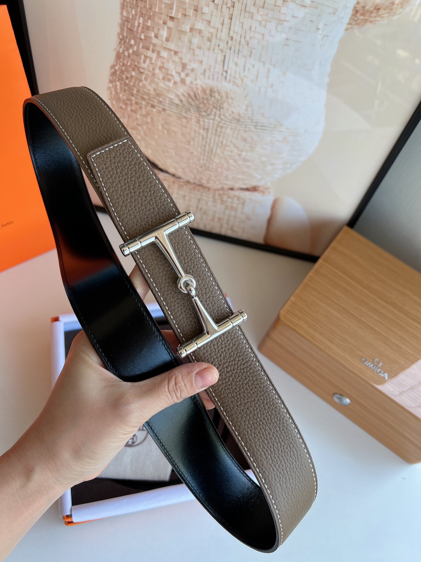 Hermès Male Basic Belt S-m