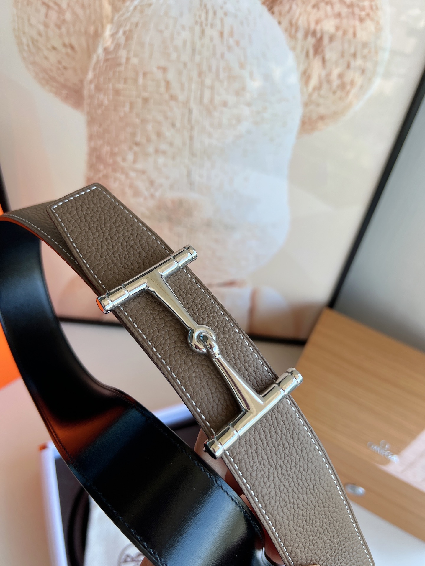 Hermès Male Basic Belt S-m