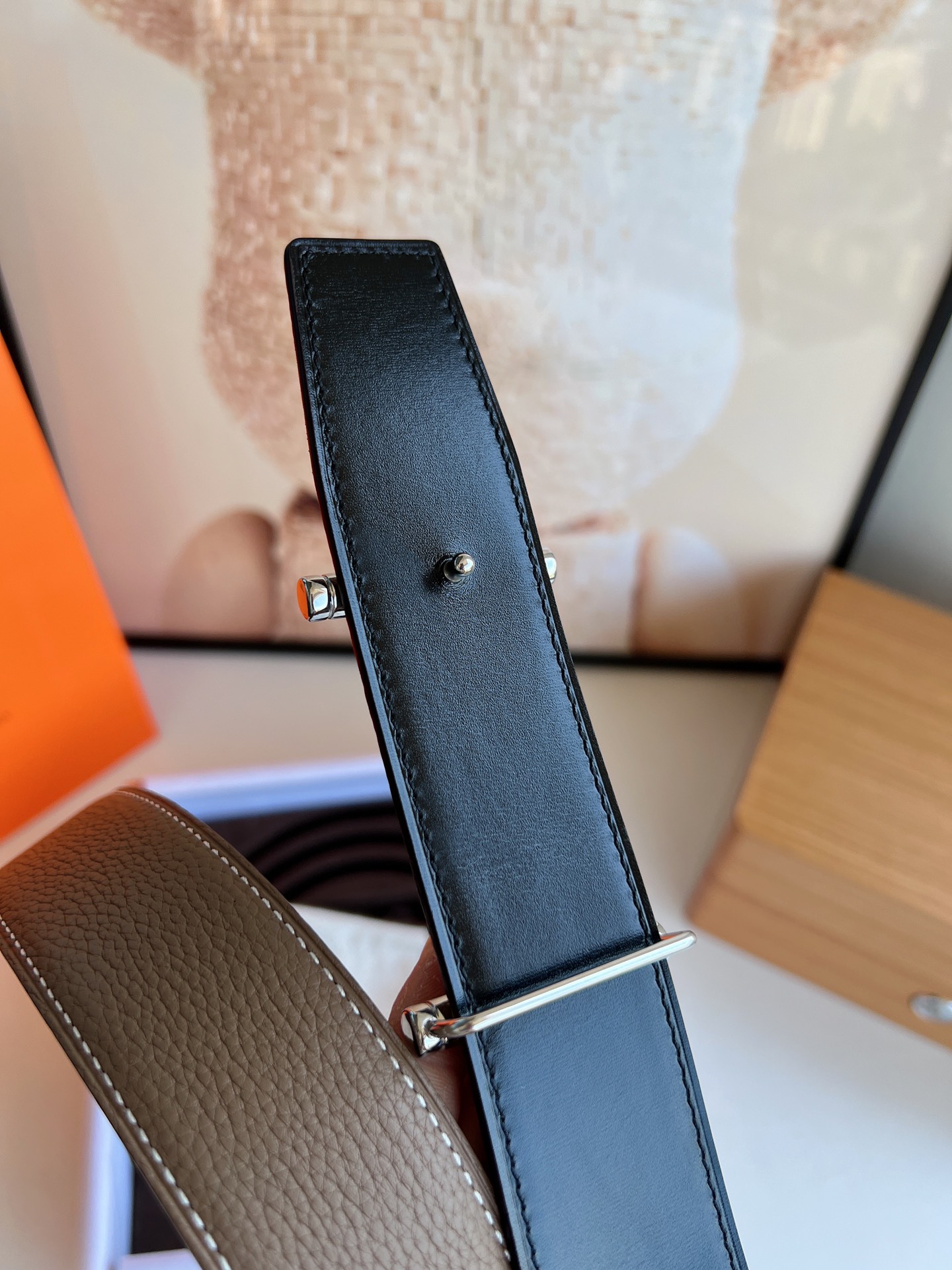 Hermès Male Basic Belt S-m