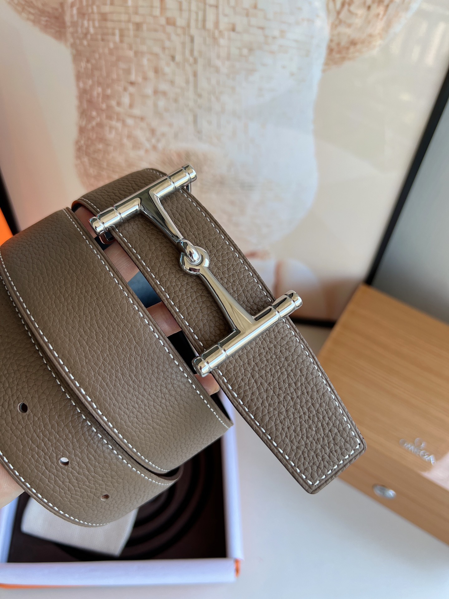 Hermès Male Basic Belt S-m