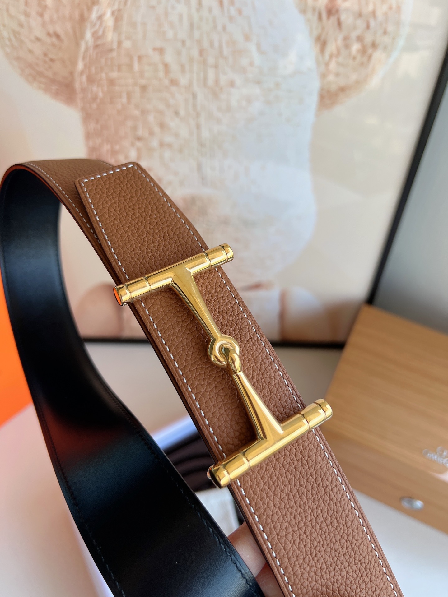 Hermès Male Basic Belt S-m