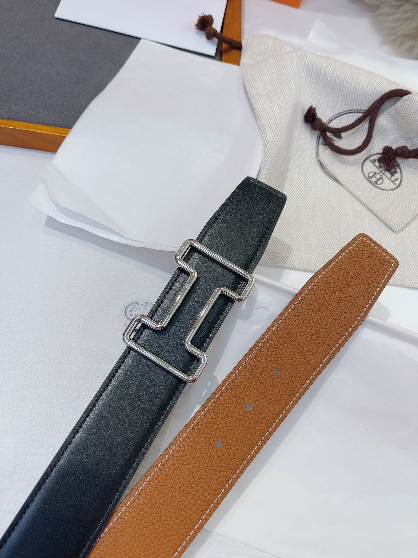 Hermès Male Basic Belt 38mm