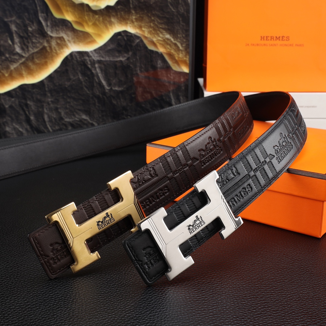 Hermès Male Basic Belt 38mm