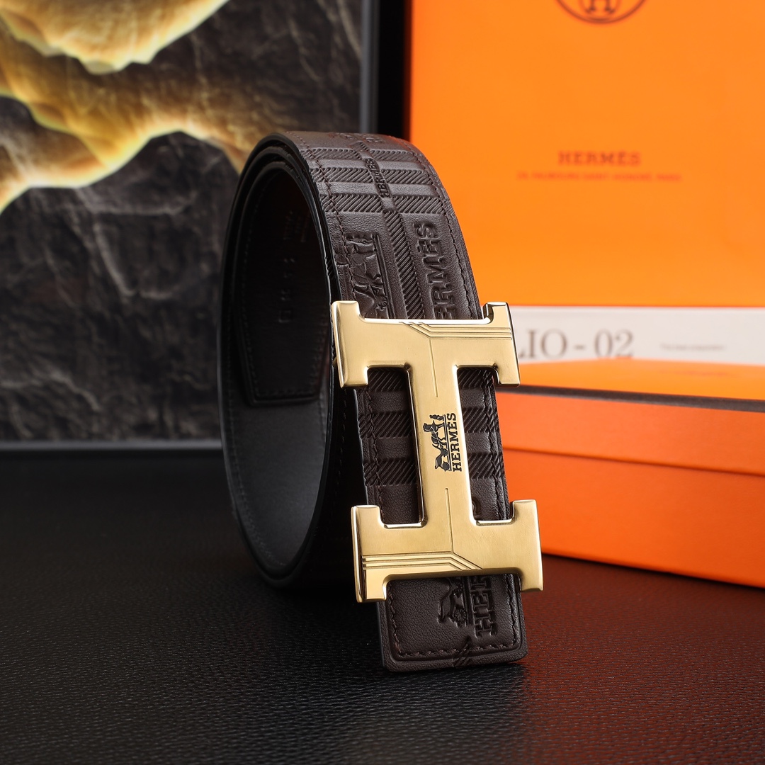 Hermès Male Basic Belt 38mm