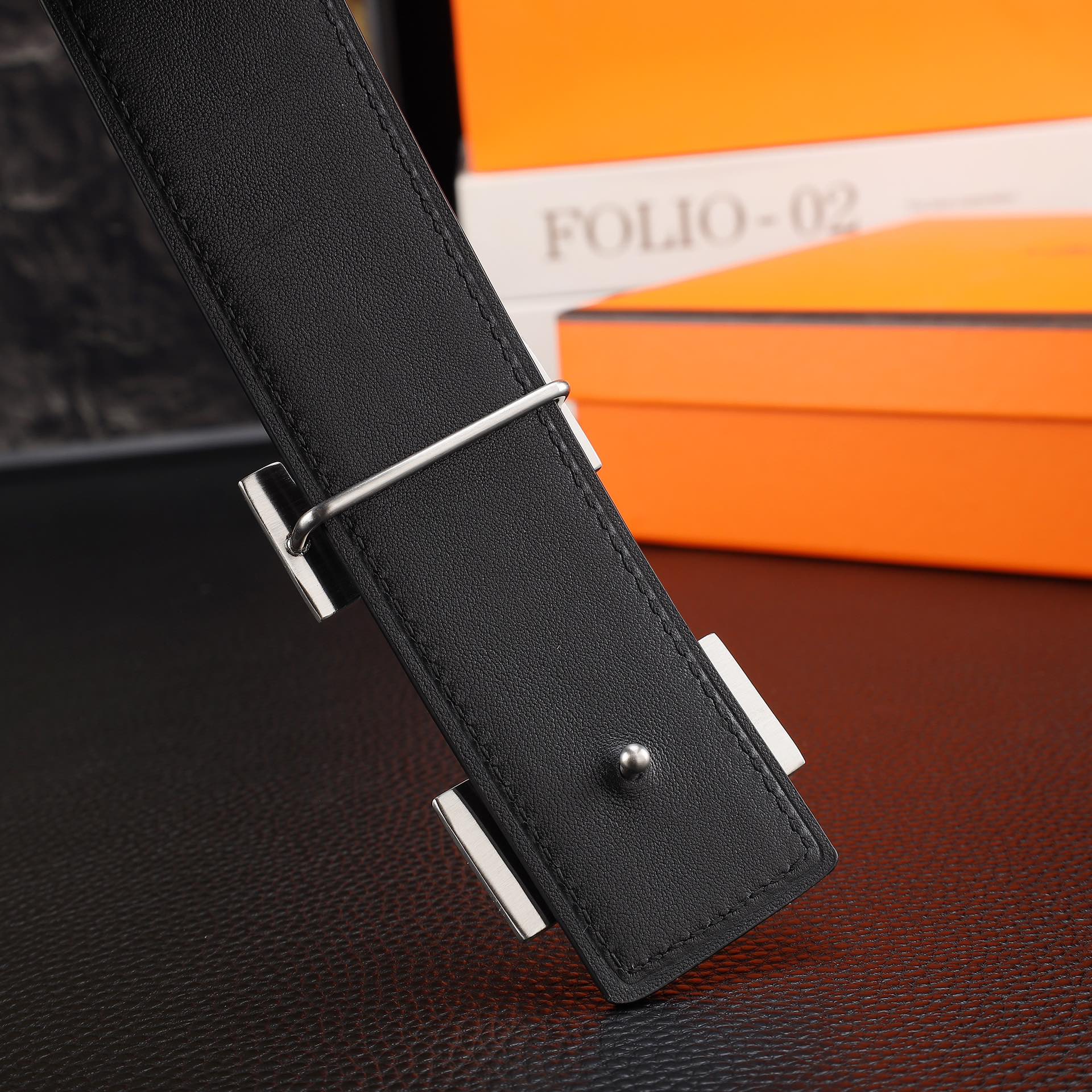 Hermès Male Basic Belt 38mm