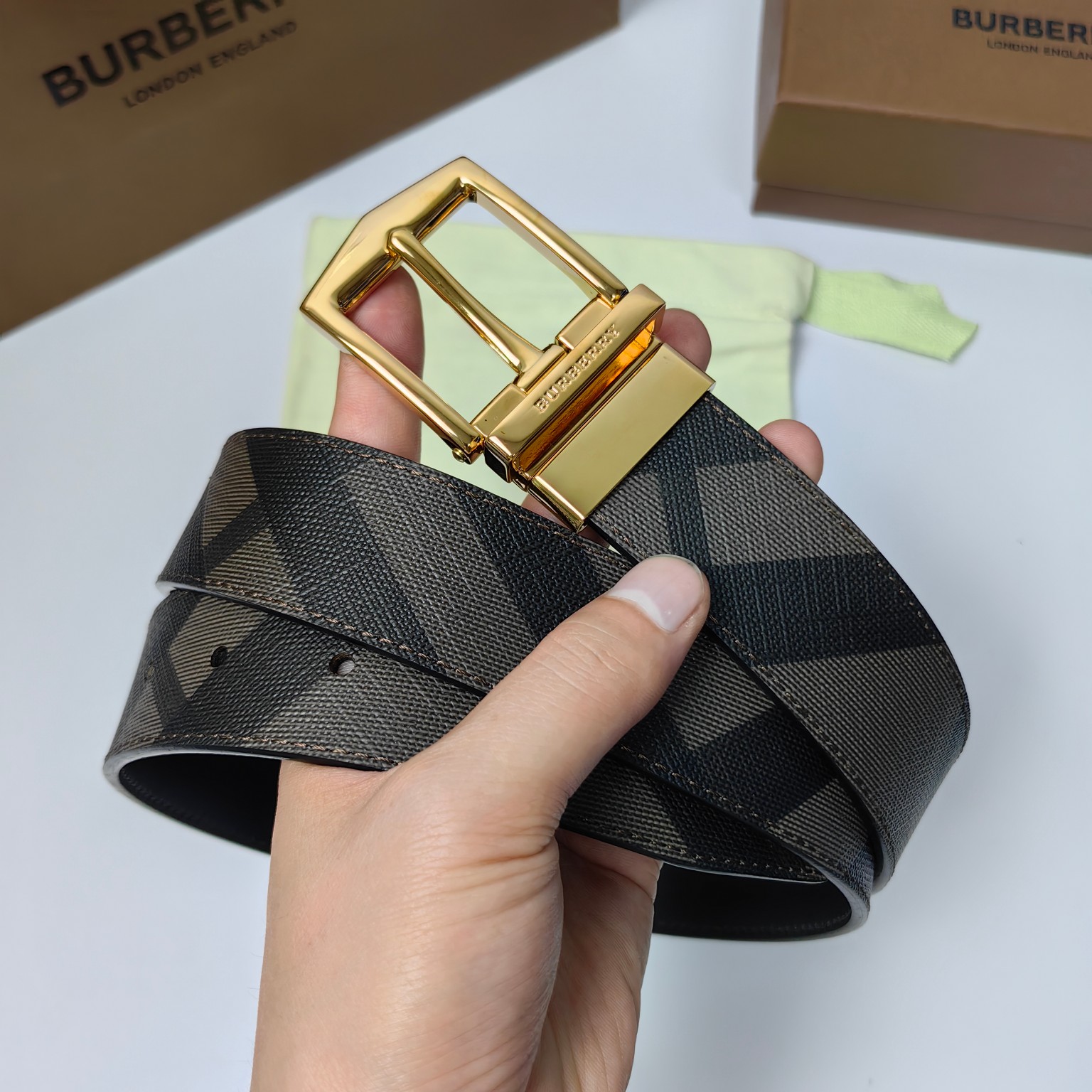 Burberry Male Basic Belt 35mm