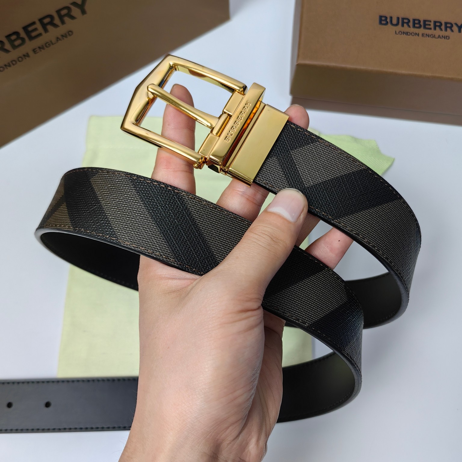 Burberry Male Basic Belt 35mm