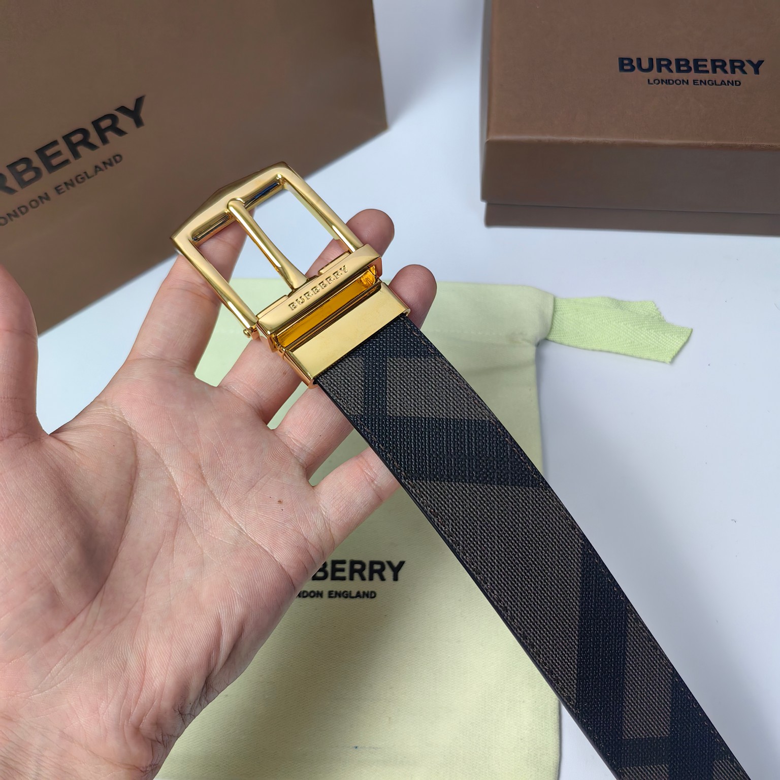 Burberry Male Basic Belt 35mm