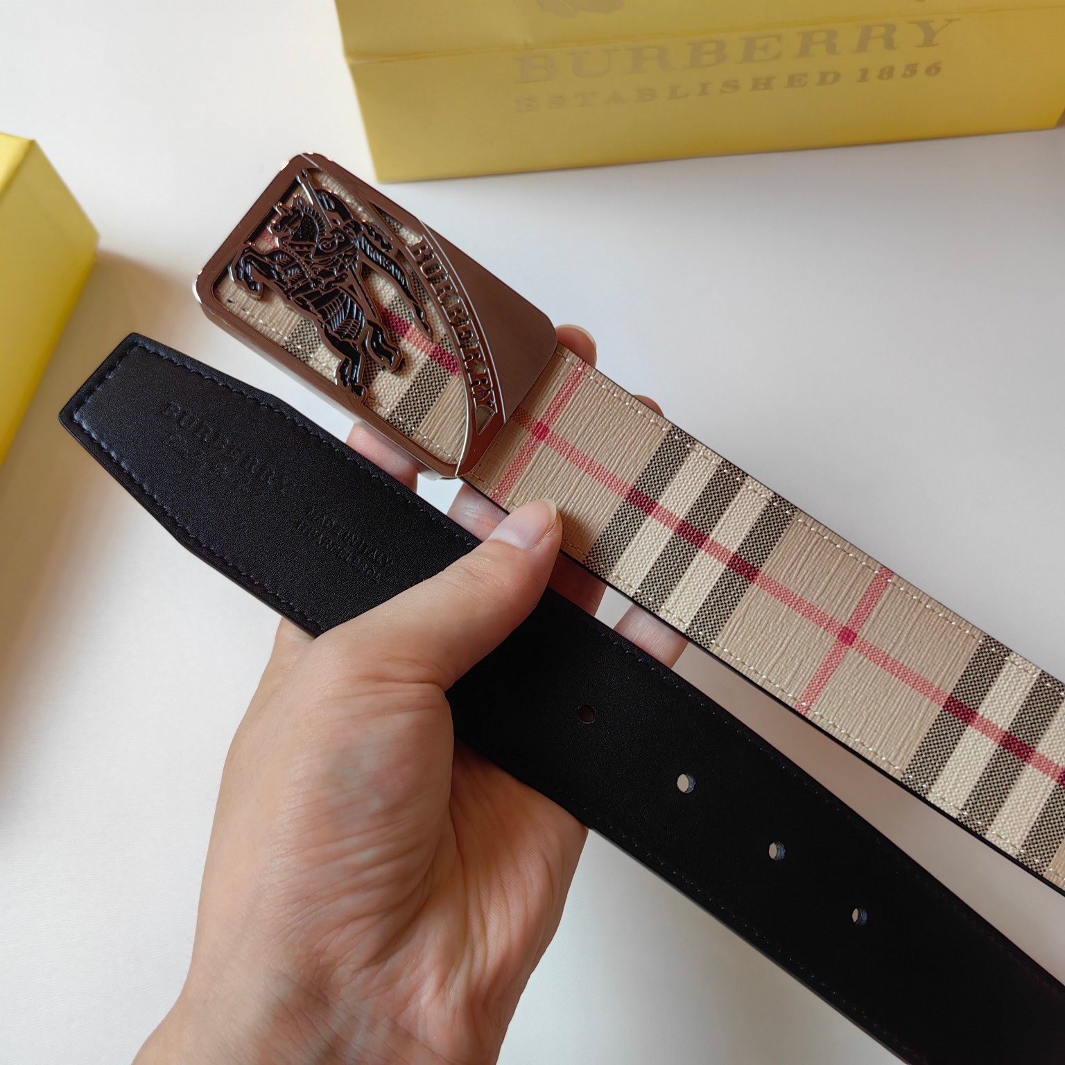 Burberry Male Basic Belt M