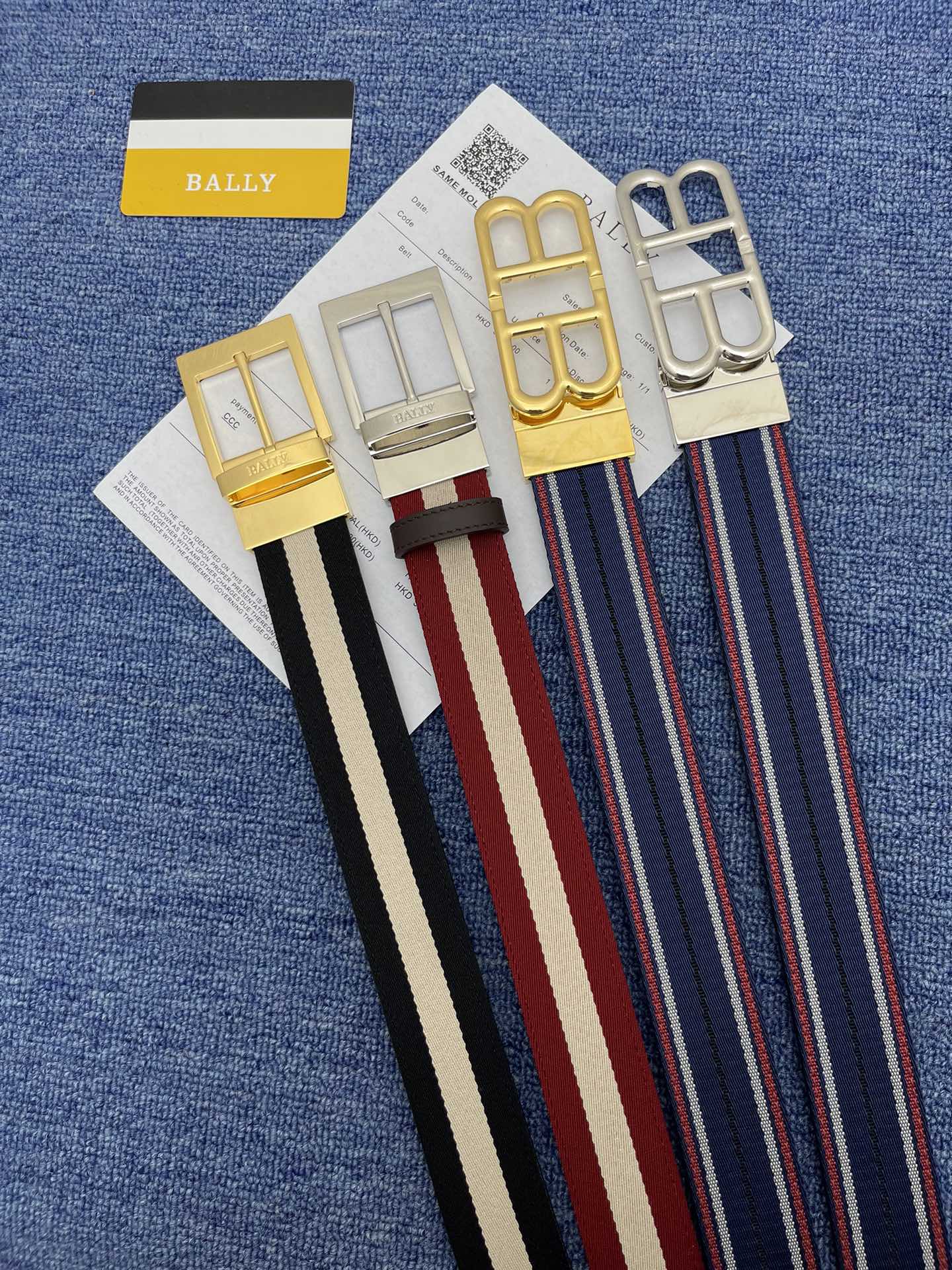 Bally Male Leather Belt Cow Leather