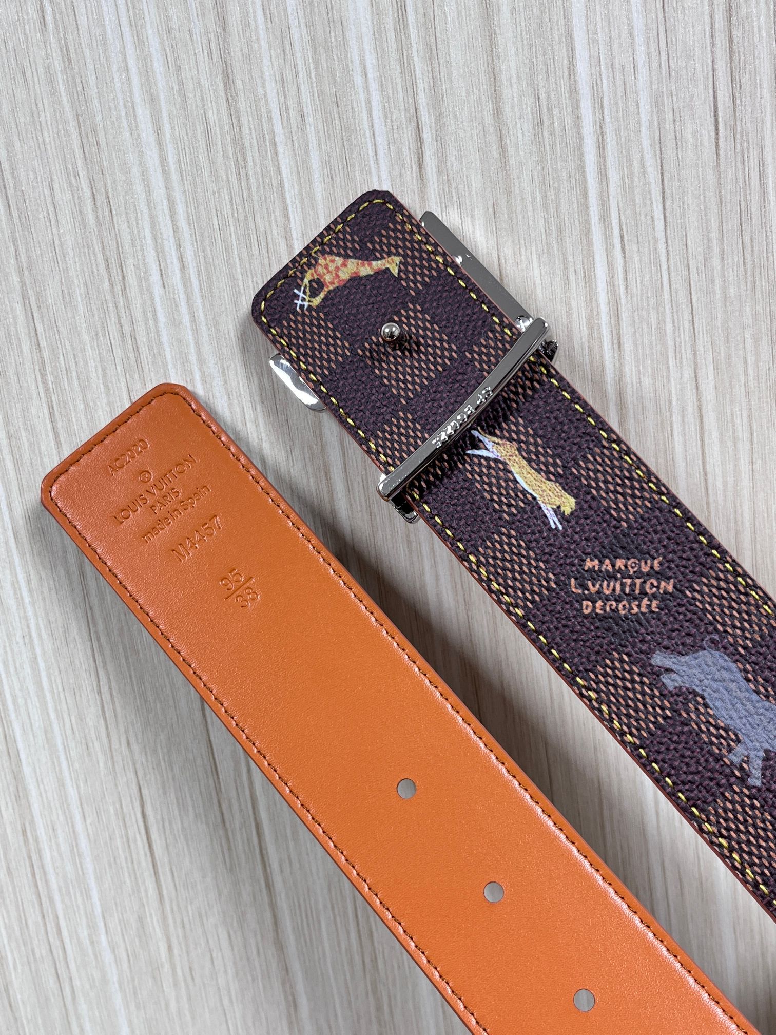 Louis Vuitton Canvas Belt Canvas S-m-l