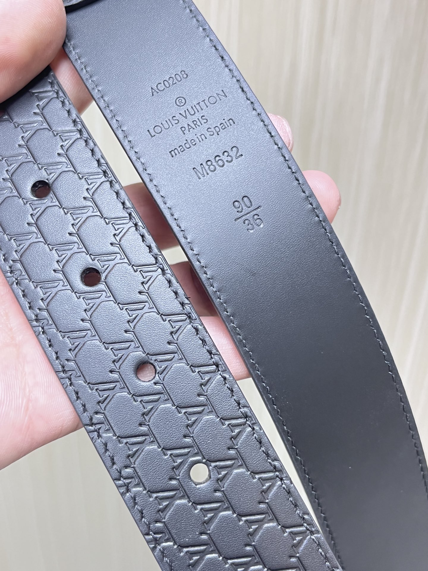Louis Vuitton Pin Buckle Belt M