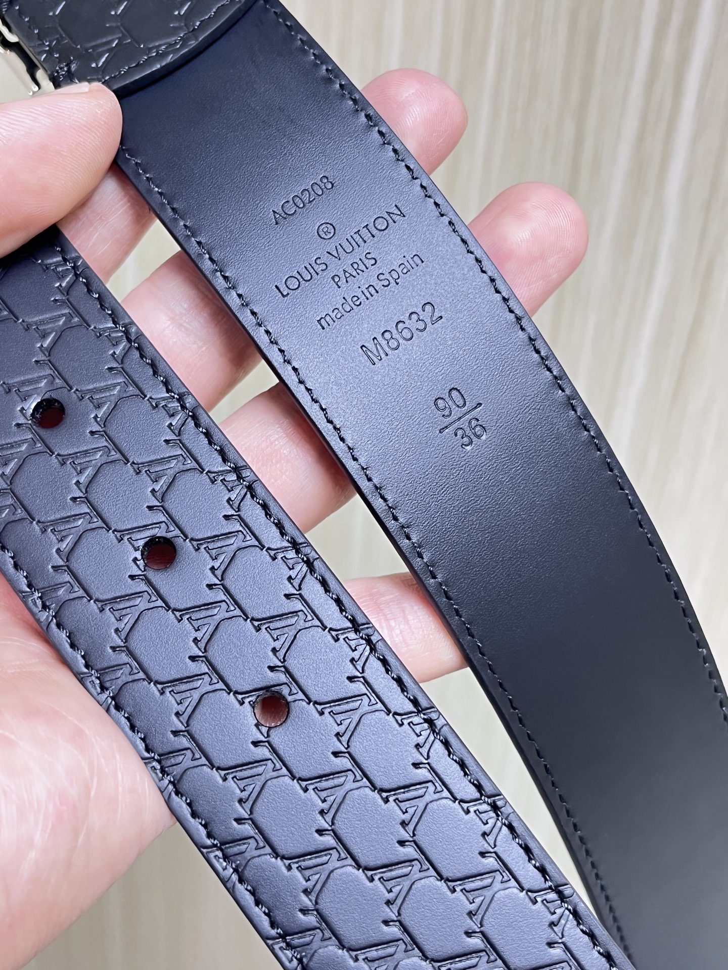 Louis Vuitton Pin Buckle Belt M