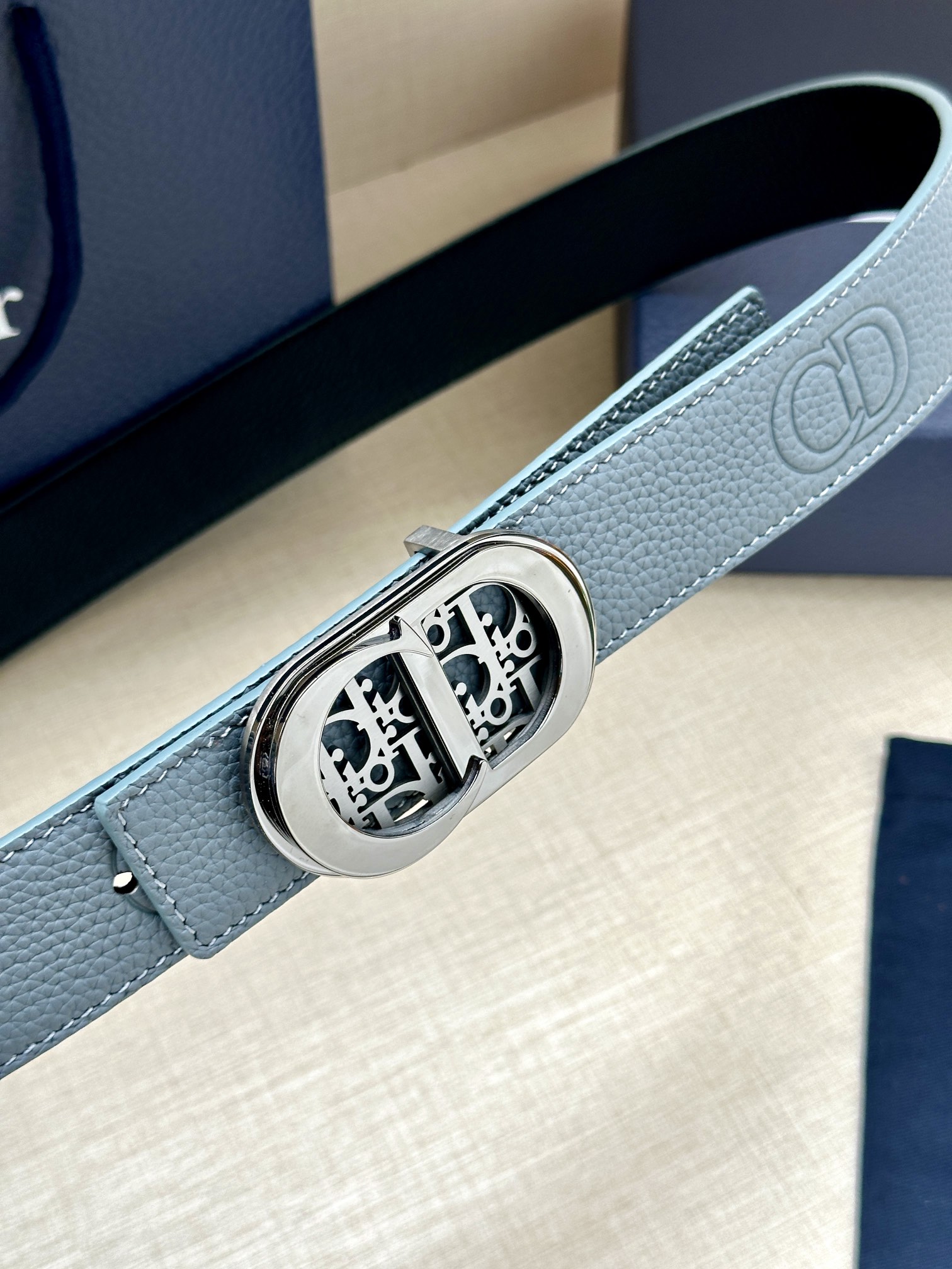 Dior Male Basic Belt Cow Leather Adjustable