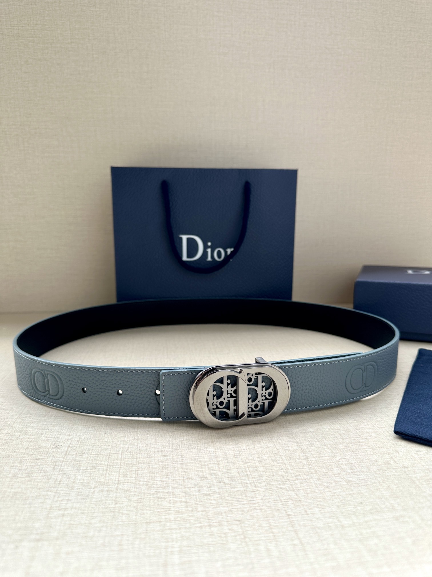 Dior Male Basic Belt Cow Leather Adjustable