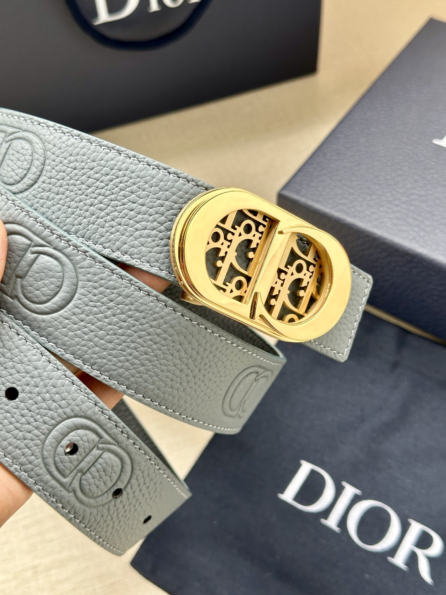 Dior Male Basic Belt Cow Leather Adjustable