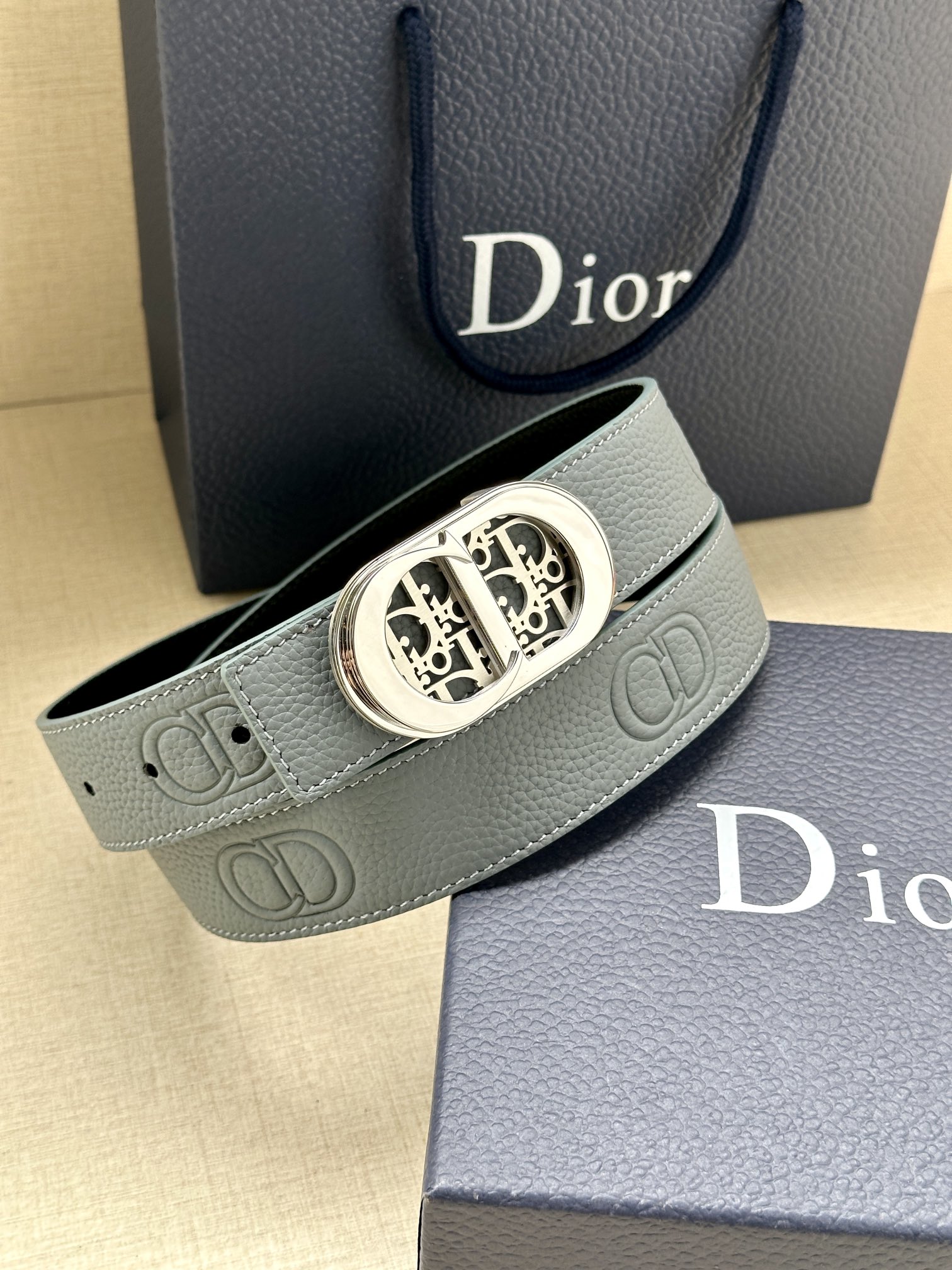 Dior Male Basic Belt Cow Leather Adjustable