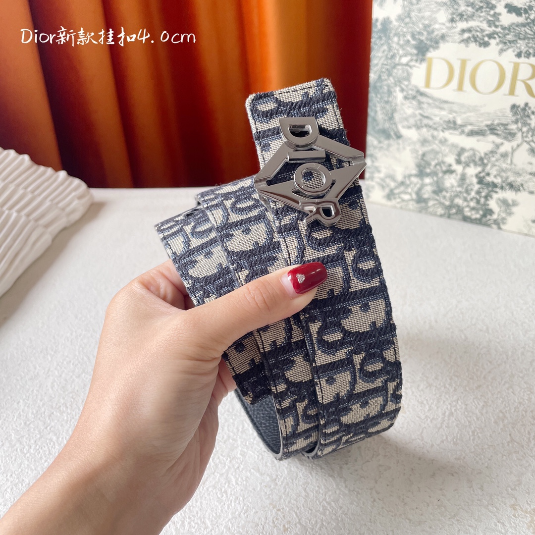 Dior Basic Belt Cow Leather Black M