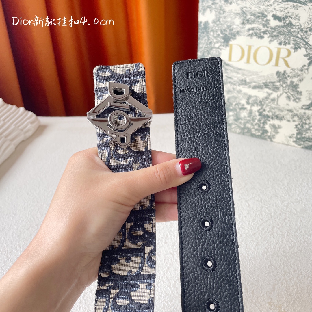 Dior Basic Belt Cow Leather Black M