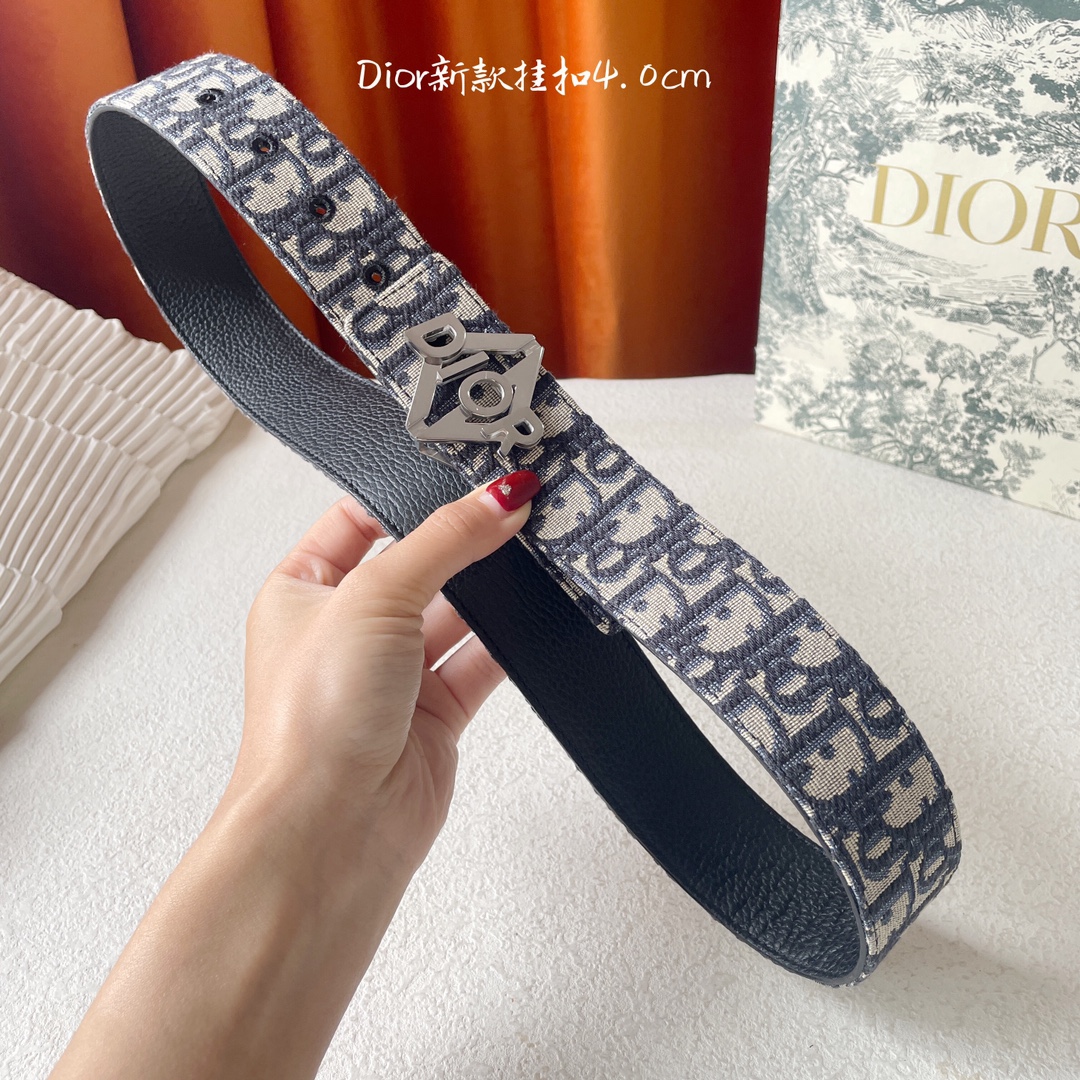 Dior Basic Belt Cow Leather Black M