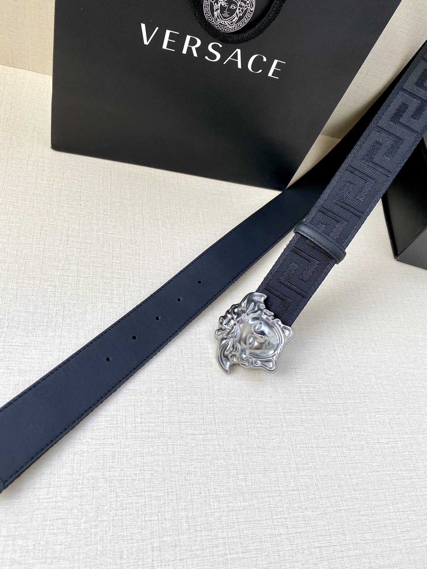 Versace Male Basic Belt Cow Leather S-m