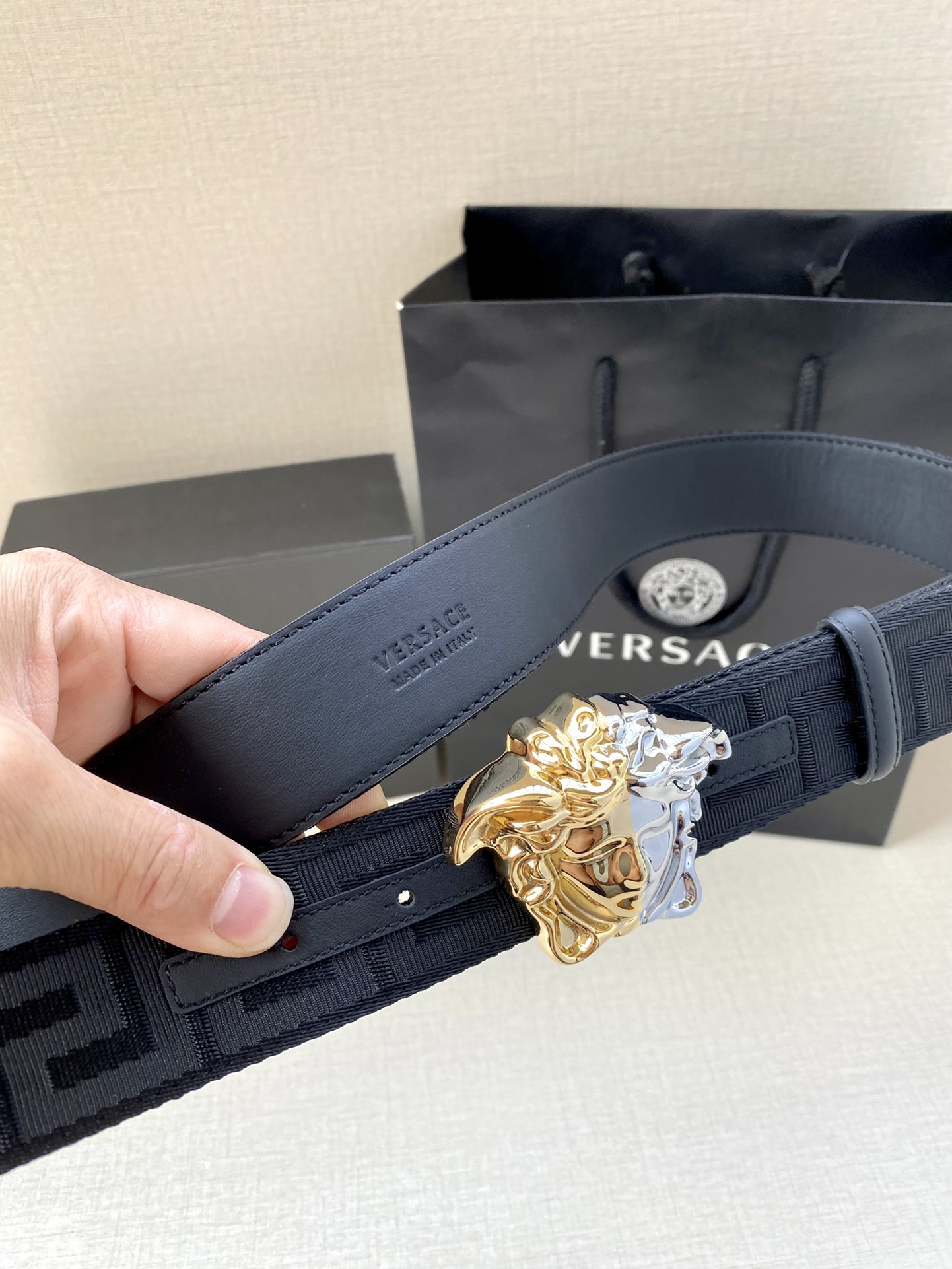 Versace Male Basic Belt S-m
