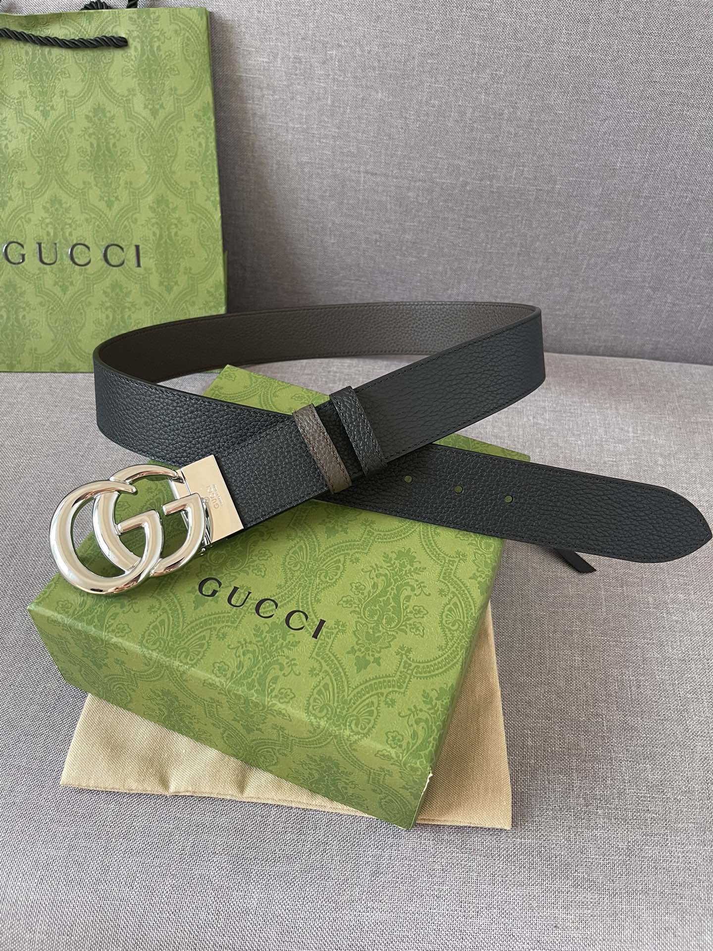 Gucci Male Leather Belt Cow Leather M