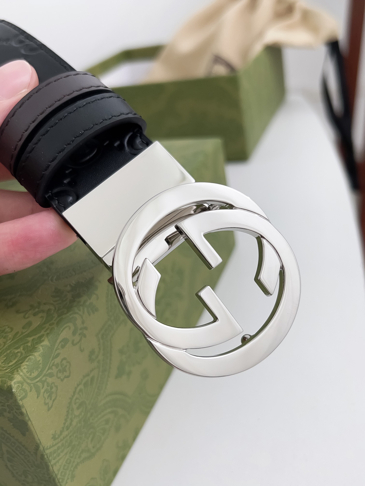 Gucci Male Basic Belt Cow Leather M