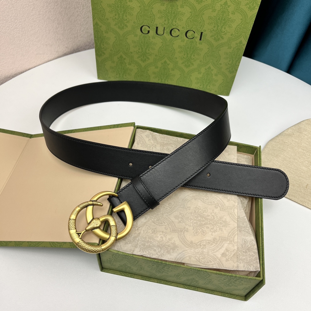 Gucci Male Basic Belt Cow Leather