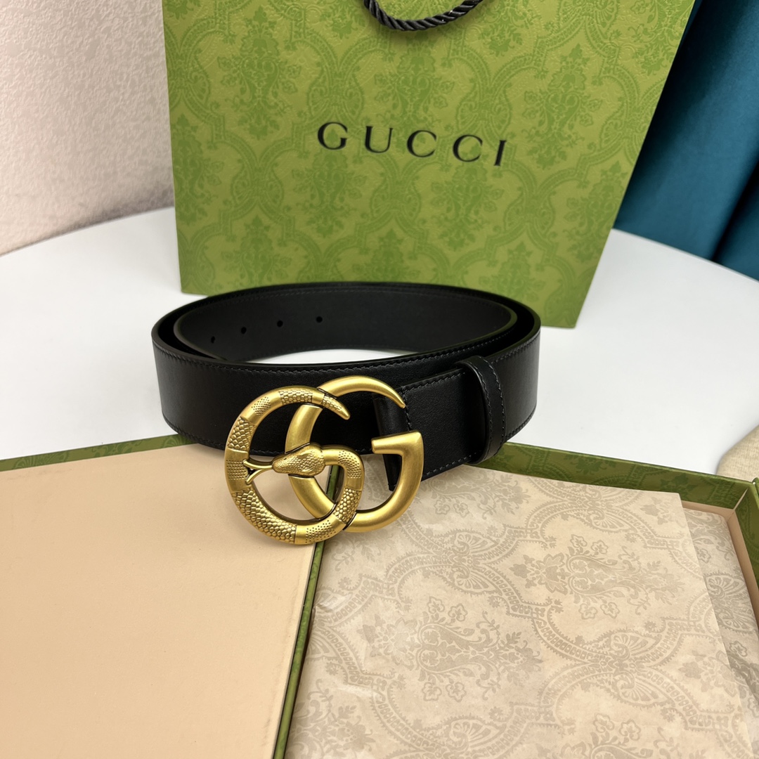 Gucci Male Basic Belt Cow Leather