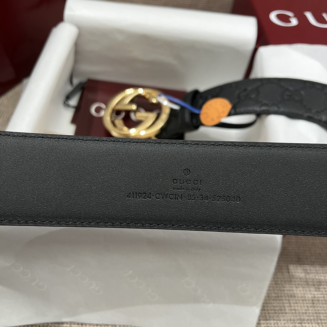 Gucci Male Basic Belt Cow Leather