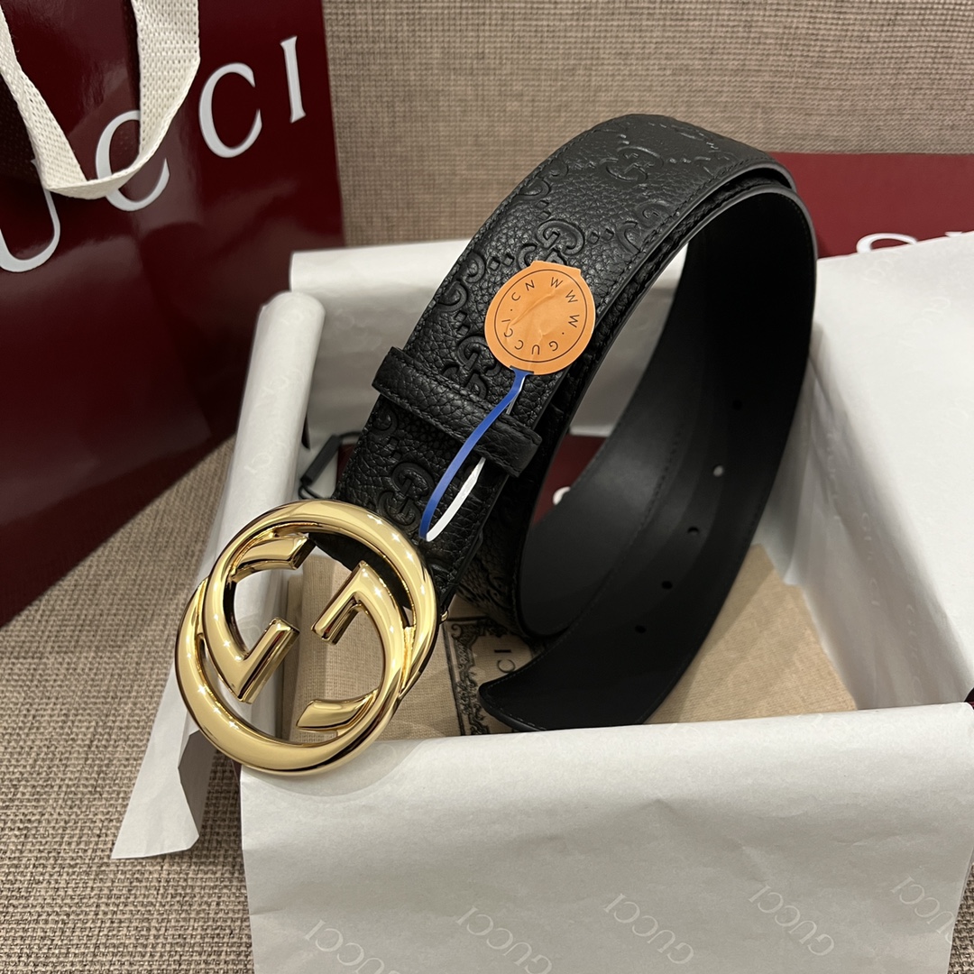 Gucci Male Basic Belt Cow Leather