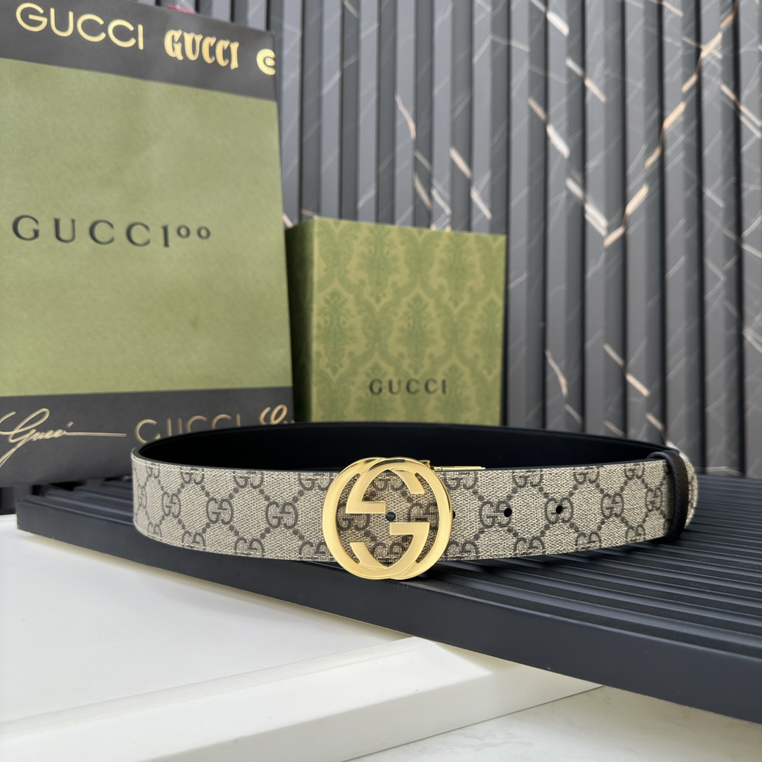 Gucci Male Basic Belt Gray S-m-l