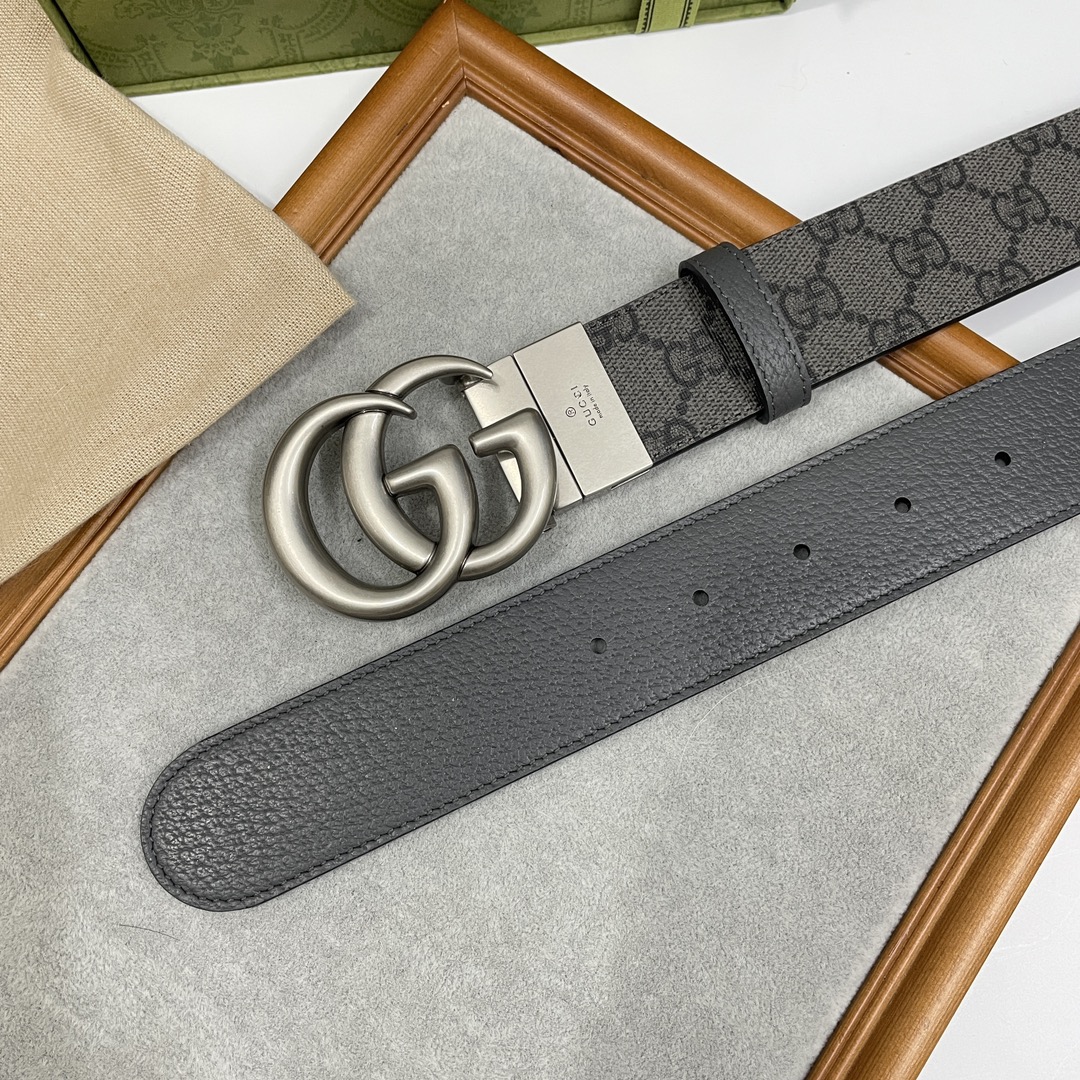 Gucci Male Basic Belt Gray S-m-l
