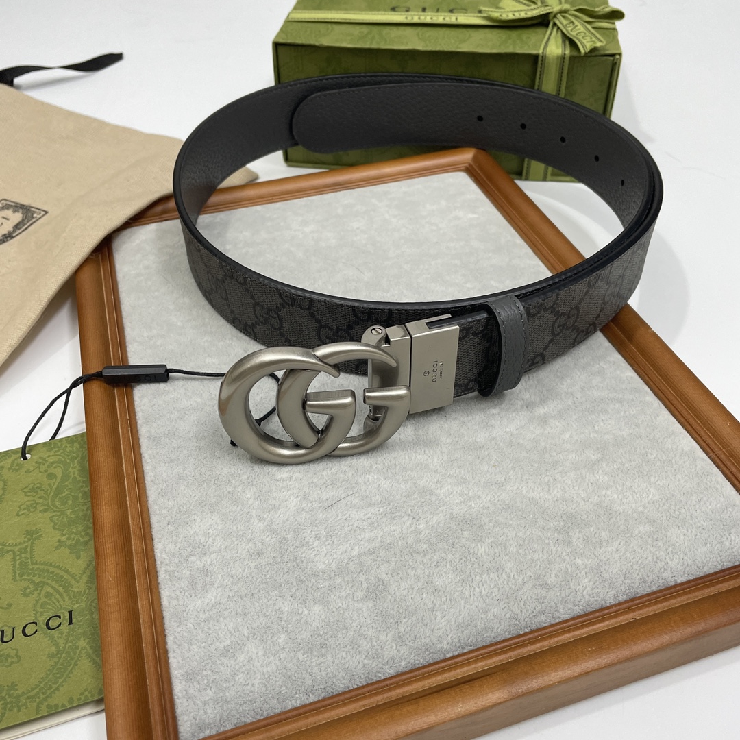 Gucci Male Basic Belt Gray S-m-l