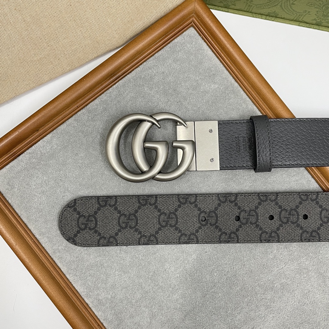 Gucci Male Basic Belt Gray S-m-l
