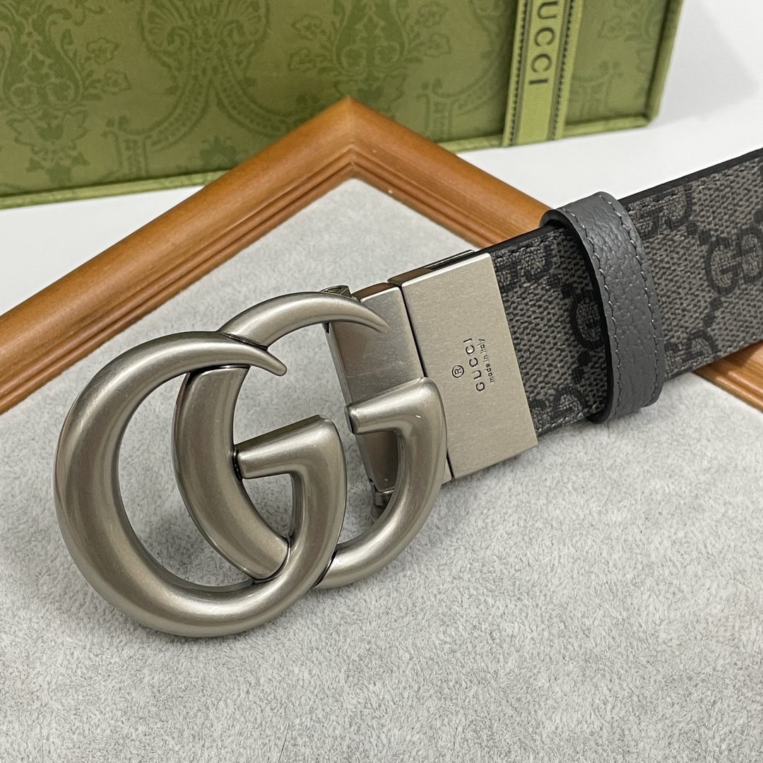 Gucci Male Basic Belt Gray S-m-l