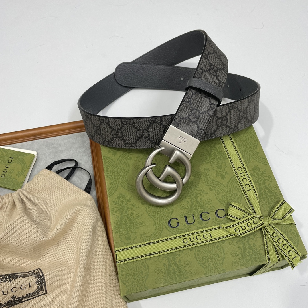 Gucci Male Basic Belt Gray S-m-l