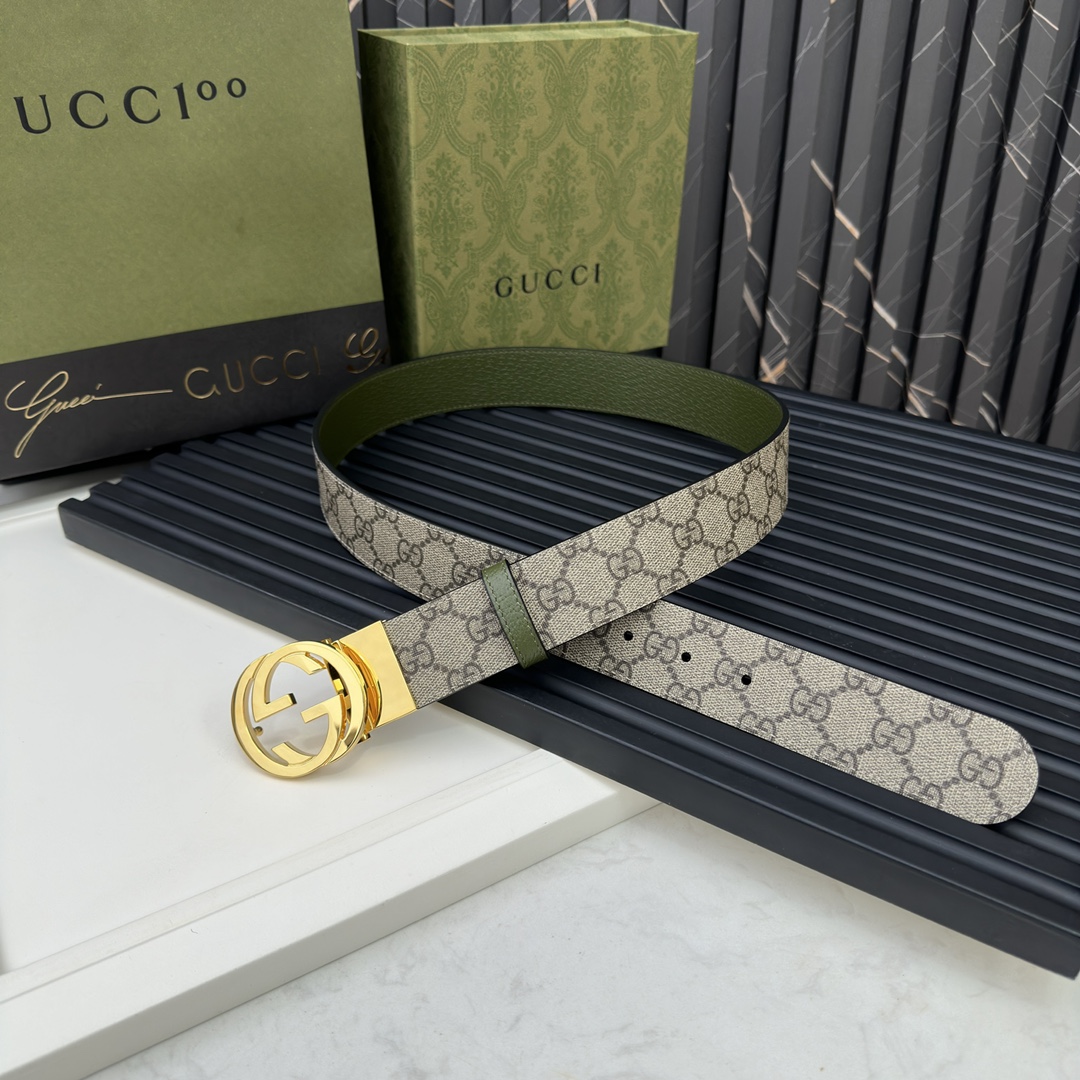 Gucci Male Basic Belt Canvas S-m