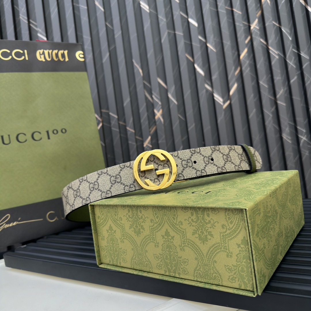 Gucci Male Basic Belt Canvas S-m