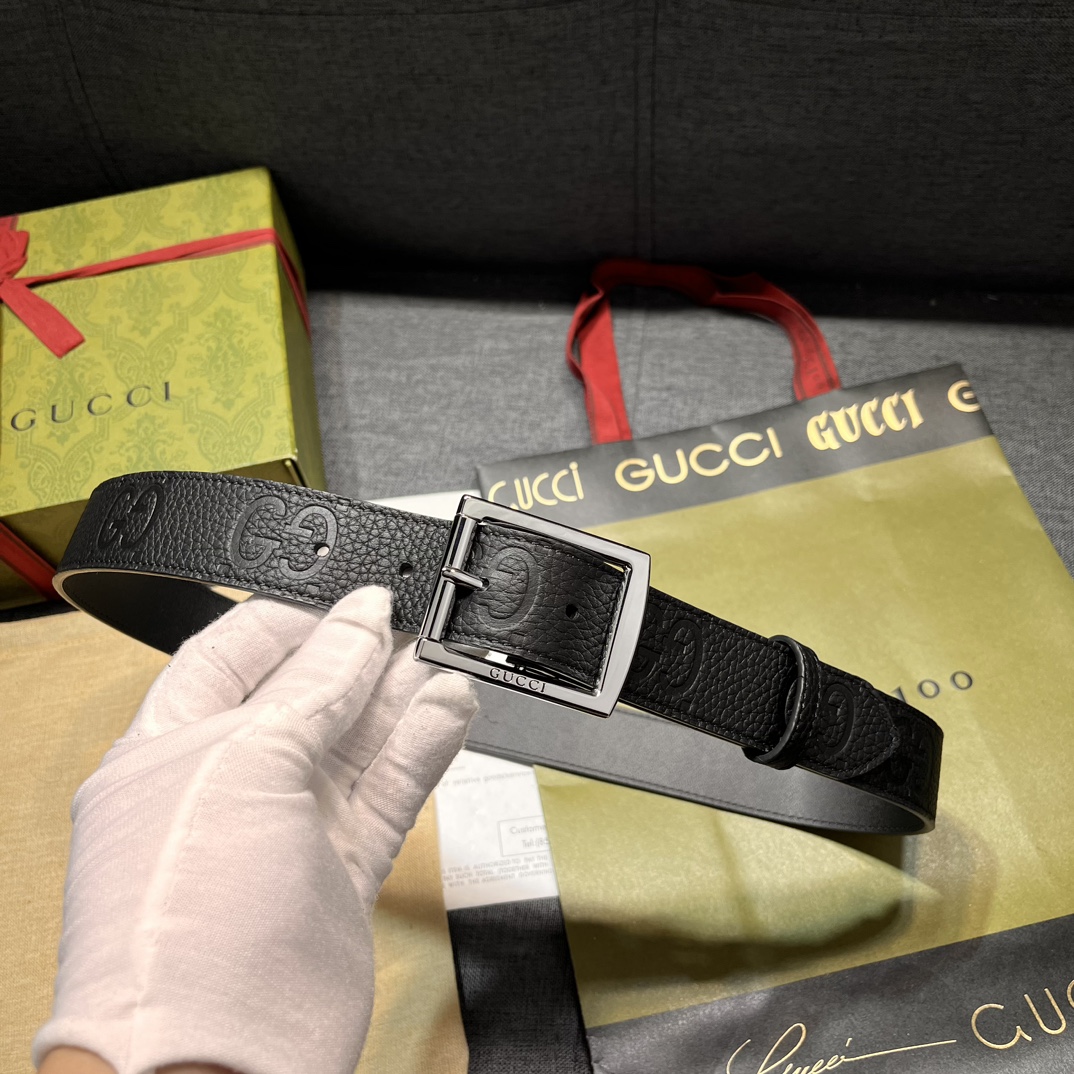 Gucci Basic Belt Black M