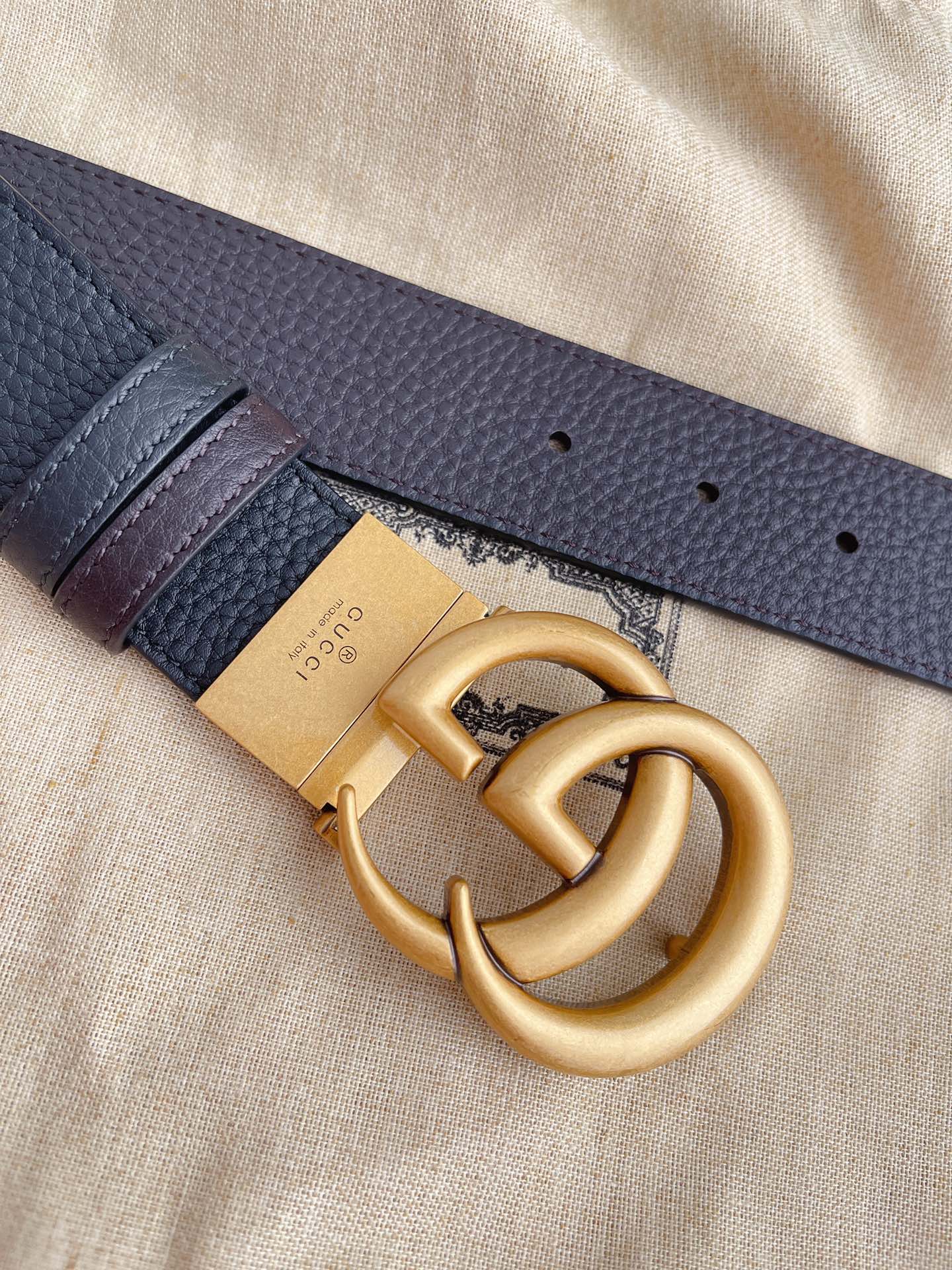 Gucci Basic Belt Top Grain Leather M